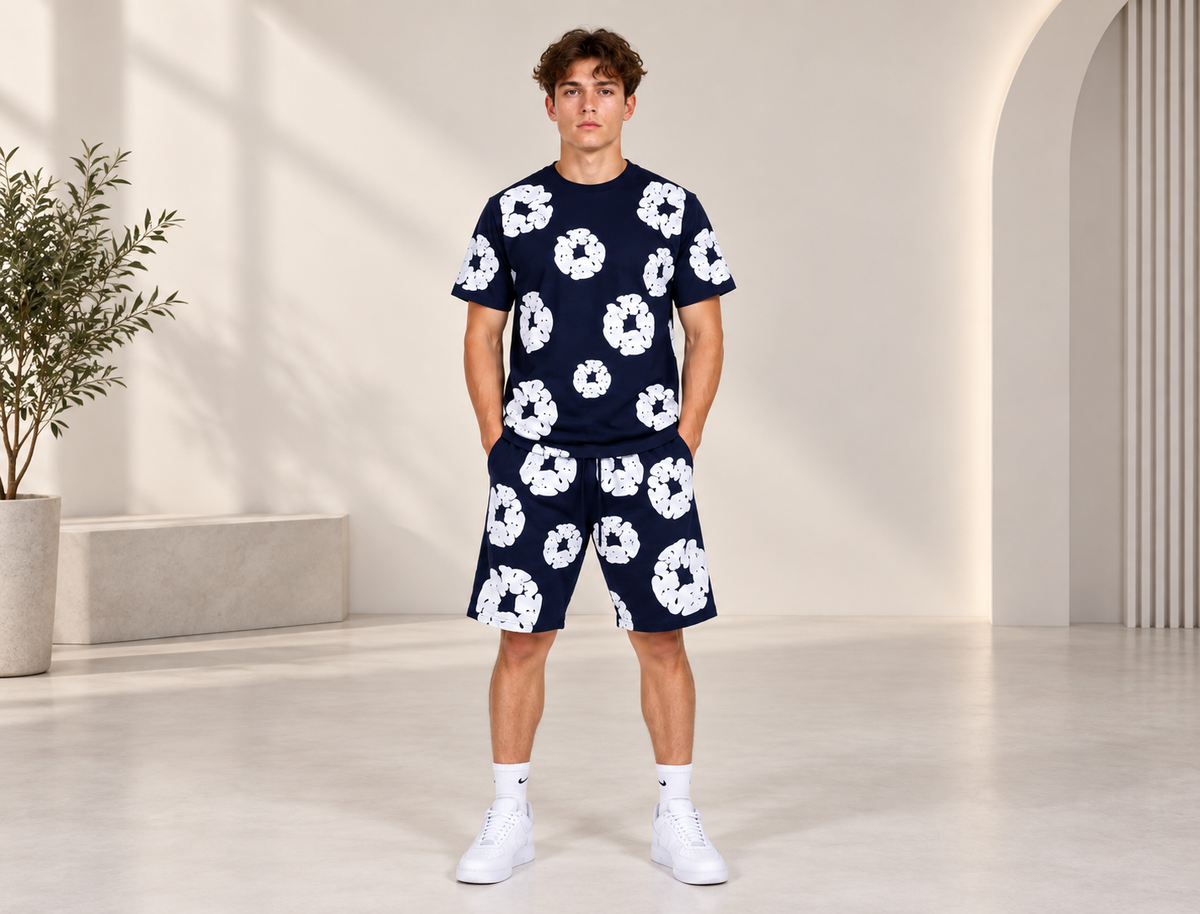 Navy Floral Summer Co-Ord Set: Effortless Style for Everyday Wear
