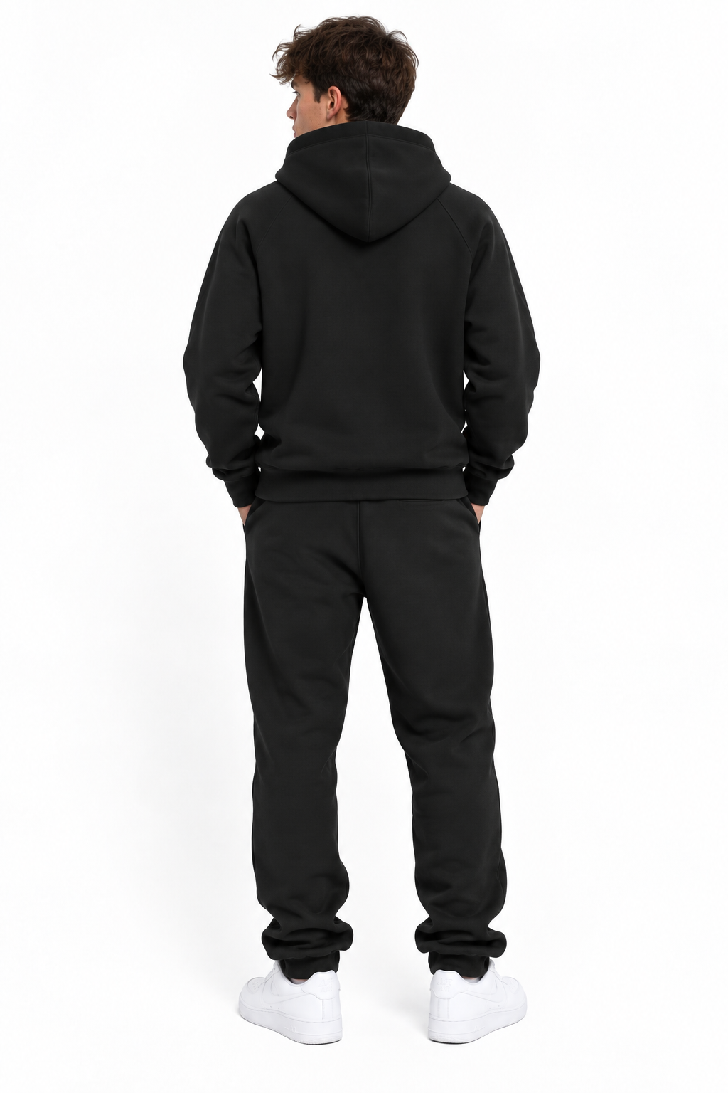 1977 Signature Hoodie & Jogger Set – Black